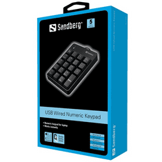 Sandberg 630-07 numerikus billentyűzet Laptop/PC Fekete (630-07)