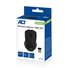 ACT AC5105 egér Kétkezes Vezeték nélküli RF Optikai 1000 DPI (AC5105)