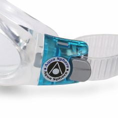 Aqua Sphere Úszószemüveg KAIMAN SMALL Junior, átlátszó lencsék türkiz