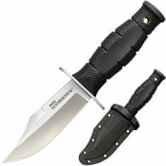 Cold Steel 39LSAB Mini Leatherneck Clip Point kisebb nyakú kés 9cm, fekete, Kraton, Secure Ex case
