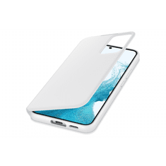 SAMSUNG S22 Plusz smart clear view cover,Fehér (OSAM-EF-ZS906CWEG)