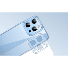 BASEUS Crystal iPhone 13 Pro tok átlátszó + üvegfólia (ARJB020402) (ARJB020402)
