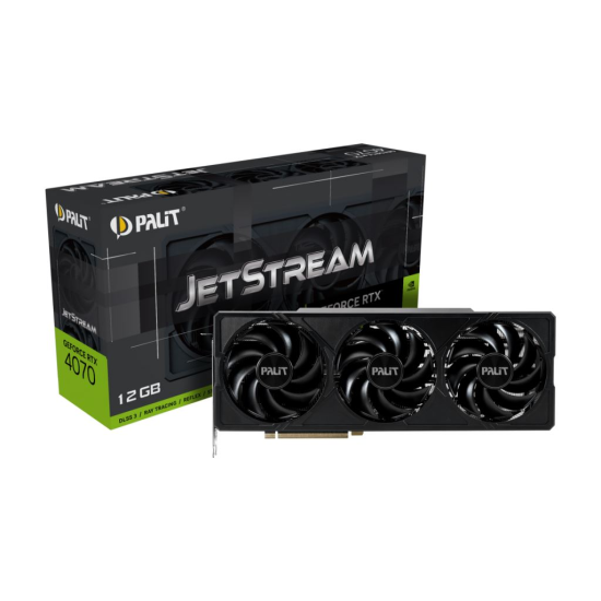 PALiT GeForce RTX 4070 12GB JetStream videokártya (NED4070019K9-1047J) (NED4070019K9-1047J)
