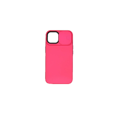 iPhone 14 TPU+PC csúsztatható kameravédős tok pink (CEL-CAMP-IPH1461-P) (CEL-CAMP-IPH1461-P)