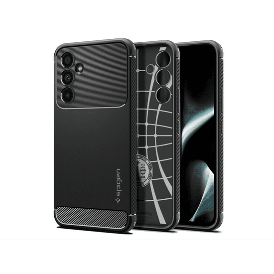 Spigen Samsung SM-A546 Galaxy A54 5G ütésálló hátlap - Rugged Armor - fekete (SP0218)