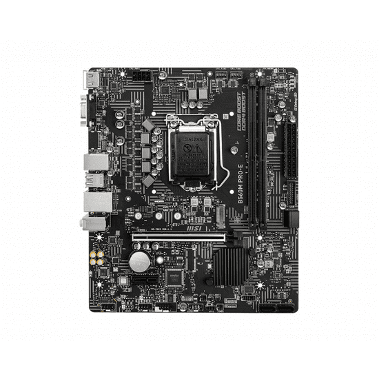 MSI B560M PRO-E alaplap Intel B560 LGA 1200 (Socket H5) Micro ATX (7D22-005R)