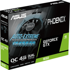 ASUS Phoenix PH-GTX1650-O4GD6-P-V2 NVIDIA GeForce GTX 1650 4 GB GDDR6 (90YV0GX0-M0CA00)