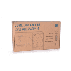 Alphacool Core Ocean T38 AIO 240mm univerzális CPU vízhűtés (13051 / 4250197130516) (4250197130516)