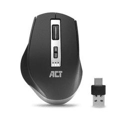 ACT AC5145 Multi-Connect vezeték nélküli (Bluetooth 3.0, 5.0 és 2.4GHz) egér fekete (AC5145)
