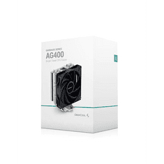 DEEPCOOL AG400 Processzor Hűtő 12 cm Alumínium, Fekete 1 dB (R-AG400-BKNNMN-G-1)