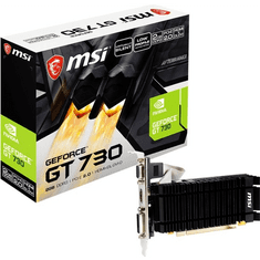 MSI N730K-2GD3H/LPV1 NVIDIA GeForce GT 730 2 GB GDDR3 (V809-3861R)