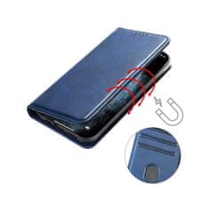 TKG Telefontok Honor 90 5G - Flipcover - mágneses szilikon keretes kék könyvtok