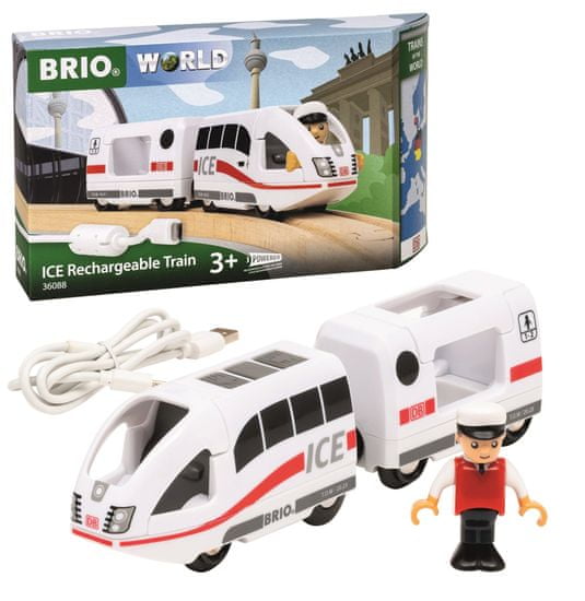 Brio 36088 Világvonatok kiadás: ICE Újratölthető elemes vonat