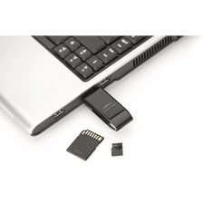 Digitus USB 2.0 SD/Micro SD kártyaolvasó (DA-70310-3) (DA-70310-3)