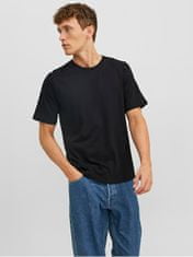 Jack&Jones 3 PACK - férfi póló JACUNDER Standard Fit 12248076 Black (Méret XL)