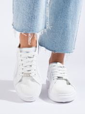 Amiatex Női tornacipő 101314 + Nőin zokni Gatta Calzino Strech, fehér, 39