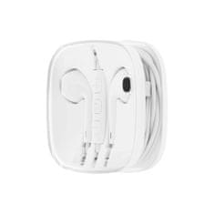 TKG Headset: HFFL - stereo fehér headset - Lightning-iPhone csatlakozóval