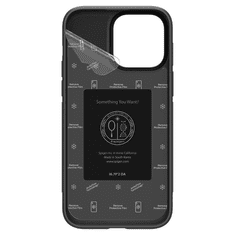Spigen Apple iPhone 14 Pro Max, Műanyag hátlap védőtok + szilikon keret, közepesen ütésálló, légpárnás sarok, Cryo Armor, fekete (S73254)