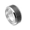 Dici Milano Fekete mintás acél gyűrű DCRG501502 (Kerület 64 mm)