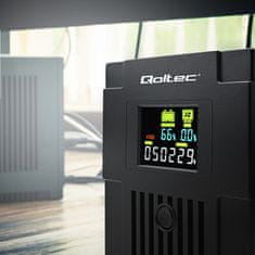 Qoltec Line Interactive | Monolith | 2000VA | 1200W | LCD | USB