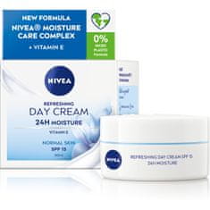 Nivea Lágyító nappali krém normál bőrre SPF 15 (Refreshing Day Cream) 50 ml
