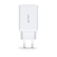 Tech-protect Multi Port hálózati töltő adapter USB / 2x USB-C QC 65W, fehér