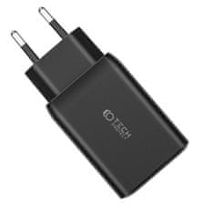 Tech-protect Multi Port hálózati töltő adapter USB / 2x USB-C QC 65W, fekete