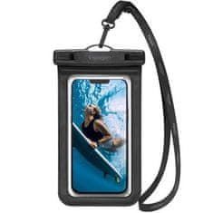 Spigen Aqua Shield WaterProof Case vízálló univerzális védőtok A6011 Pack AMP04525, fekete