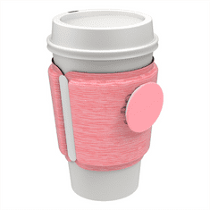 PopSockets PopThirst, pohártartó, integrált PopGrip Gen. 2, rózsaszín melange