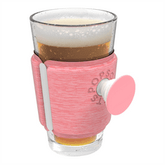 PopSockets PopThirst, pohártartó, integrált PopGrip Gen. 2, rózsaszín melange