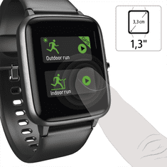 Hama Fit Watch 5910, sportóra fekete, vízálló, GPS, pulzusszámláló, lépésszámláló, stb.