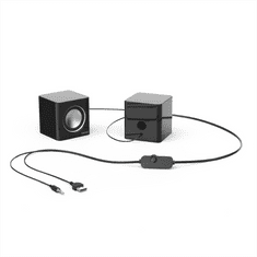 Hama laptop hangszórók Sonic Mobil 185, fekete/ezüst