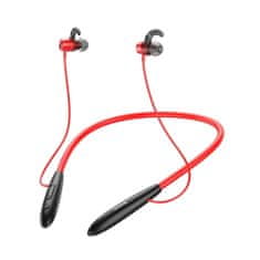 TKG Headset: Hoco ES61 - piros stereo sport bluetooth headset fülhallgató, MicroSD porttal