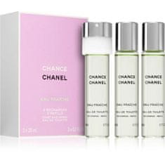 Chanel Chance Eau Fraiche - EDT utántöltő (3 x 20 ml) 60 ml