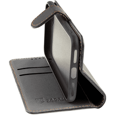 Tactical Huawei Honor X8a, Oldalra nyíló tok, stand, kártyatartóval, csatos, Field Notes, fekete (134743)