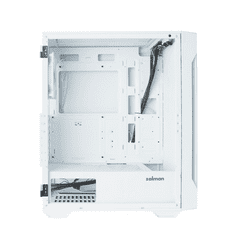 Zalman i3 NEO TG White táp nélküli ablakos ház fehér (i3 NEO TG White)