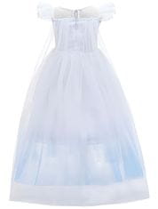 EXCELLENT Princess ombré ruha 116-os méret - kék
