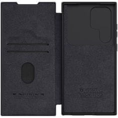Nillkin Qin könyv tok Samsung Galaxy S23 Ultra, fekete