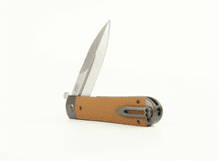 Ganzo Knife Samson-BR sokoldalú zsebkés 9,4 cm, barna, G10