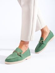 Amiatex Női félcipő 101418 + Nőin zokni Gatta Calzino Strech, zöld árnyalat, 38