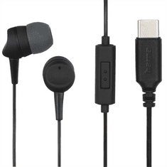 Hama fejhallgató mikrofonnal Sea USB-C, fülhallgató, fekete