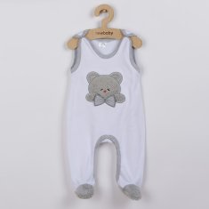 NEW BABY Luxus Honey Bear baba pulóver 3D applikációval - 74 (6-9m)