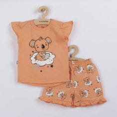 NEW BABY Gyermek nyári pizsama Dream lazac - 80 (9-12m)