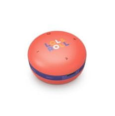 Energy Sistem Lol&Roll Pop Pop gyerek hangszóró narancssárga, 5W-os hordozható Bluetooth hangszóró teljesítménykorlátozó funkcióval