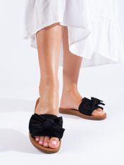 Amiatex Női papucs 101469 + Nőin zokni Gatta Calzino Strech, fekete, 36