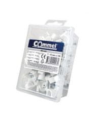 Commel  365-302 Szögelhető kábelbilincs készlet 7-10mm