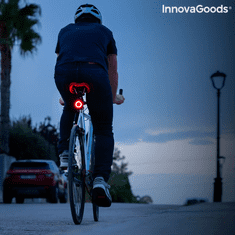 InnovaGoods Innovagoods - Újratölthető hátsó LED kerékpár lámpa
