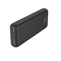Hama PD20-HD powerbank, 20000 mAh, 3 kimenet: 1x USB-C, 2x USB-A, PD, Qualcomm, max. 18 W/3 A