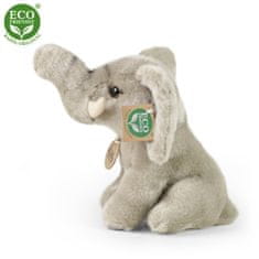 Rappa Plüss ülő elefánt 18 cm ECO-FRIENDLY