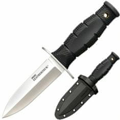 Cold Steel 39LSAC Mini Leatherneck DoubleEdge kisebb nyakú kés 9cm, fekete, Kraton, Secure Ex case